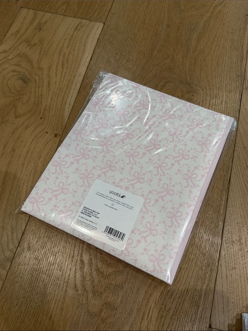 Floral Lavender Poly Folder with Pastel dry erase markers